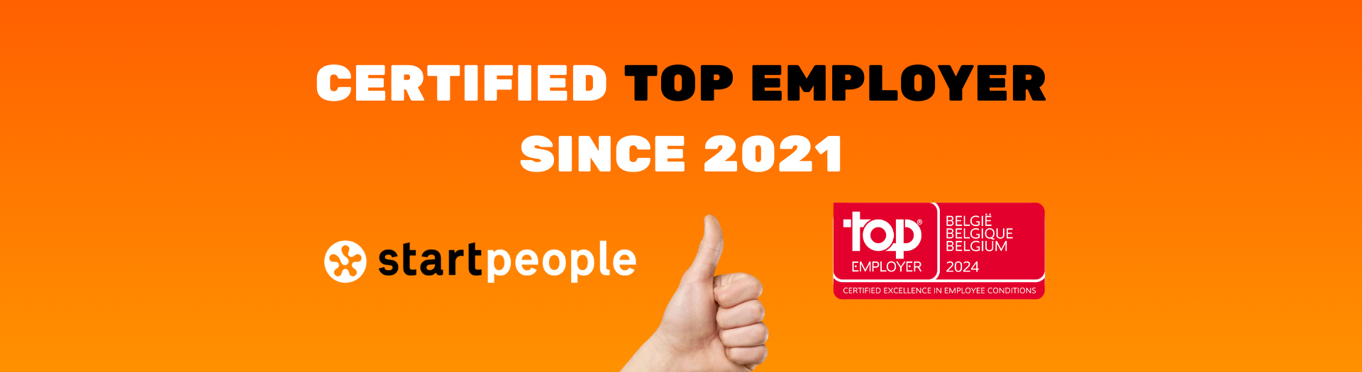 CERTIFIED TOP EMPLOYER SINCE 2021